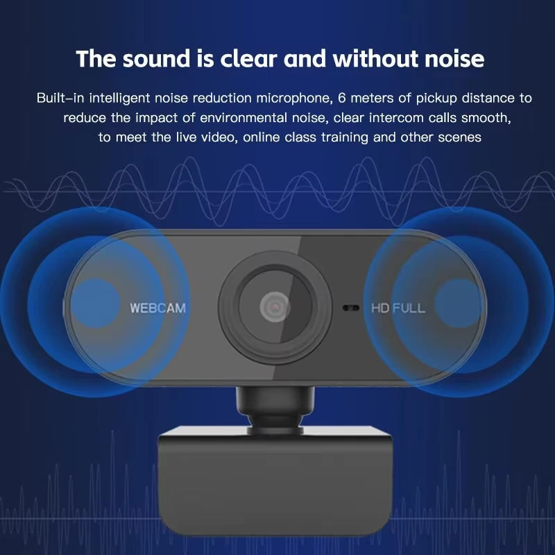Camera 1080P HD Computer HD USB Camera Built in Microphone USB Network Camera Web Camera for Work with Microphone Tripod