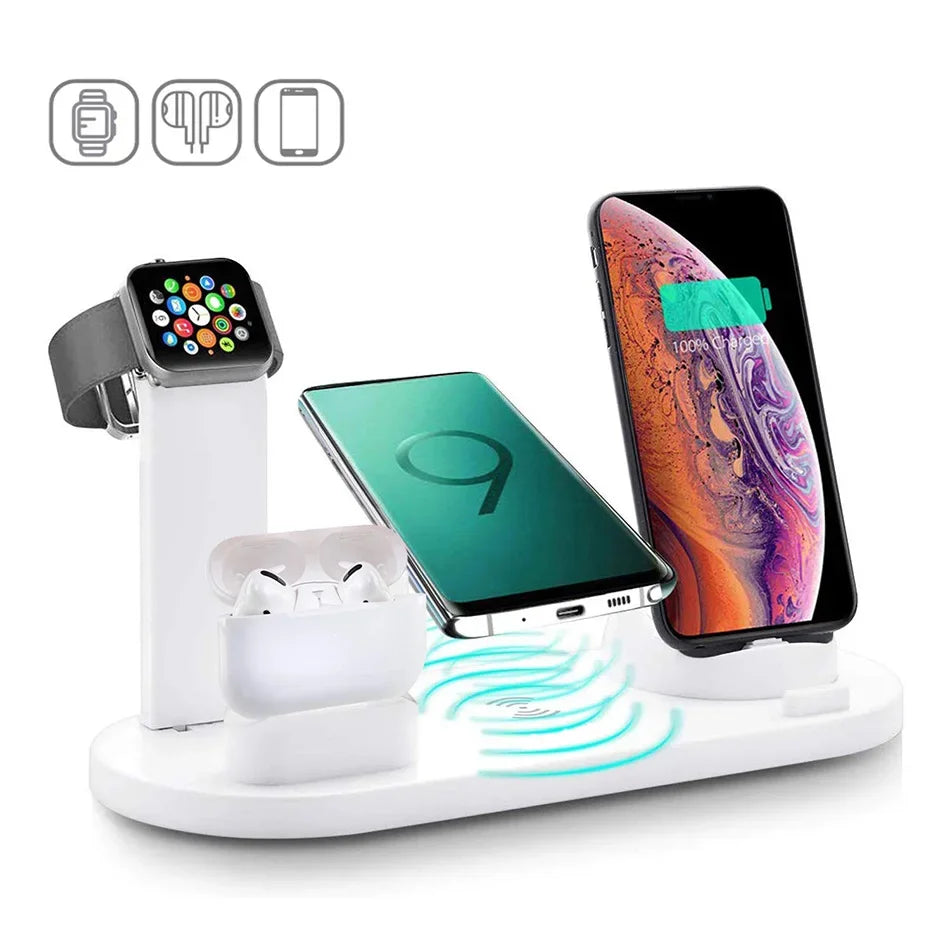 30W 7 in 1 Wireless Charger Stand